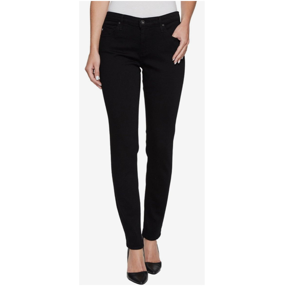 ADRIANO GOLDSCHMIED The Stilt Cigarette Leg Black Jeans - Picture 1 of 8
